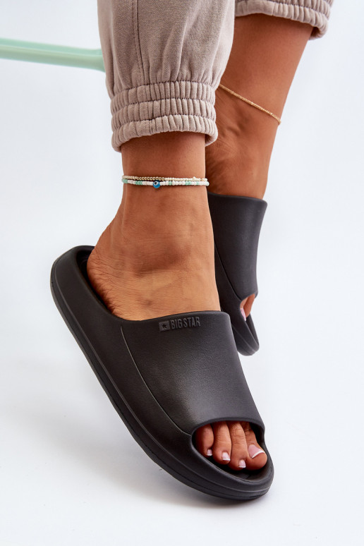  Pantofole da donna Big Star NN274A042 colore nero