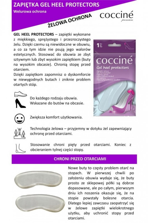 Protezioni tallone Coccine Gel Heel Protectors