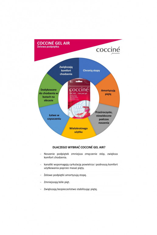 Coccine Solette in gel per scarpe Gel Air