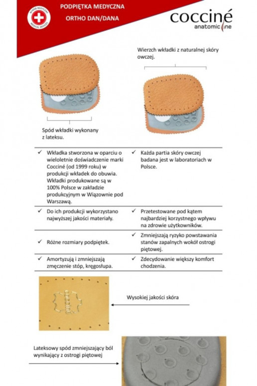 COCCINE ORTHO DAN Calzini con tacco Abilitato Ostrogi PiętoAe COCCINE ORTHO DAN Calzini con tacco Abilitato Ostrogi PiętoAe