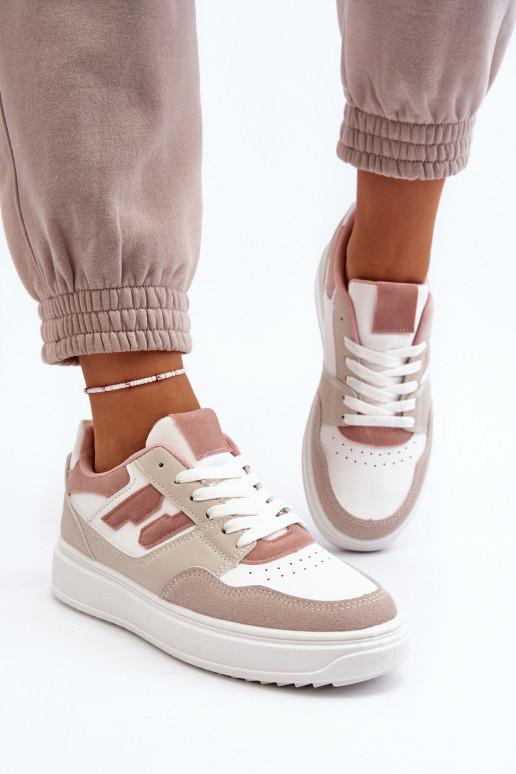 Basso per le donne Scarpe modello sneakers beige Regines
