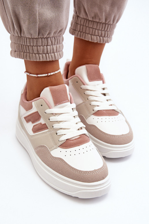 Basso per le donne Scarpe modello sneakers beige Regines