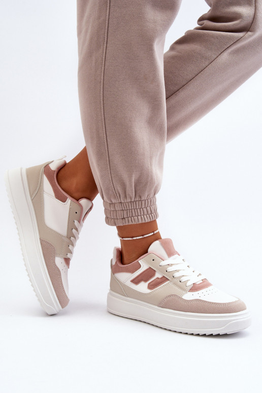Basso per le donne Scarpe modello sneakers beige Regines