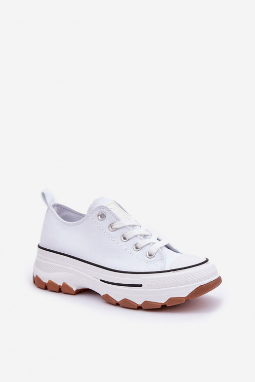 Basso Scarpe per il tempo libero con una piattaforma Colore bianco AradAin Basso Scarpe per il tempo libero con una piattaforma Colore bianco AradAin