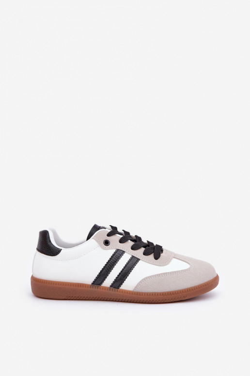 scarpe da ginnastica con suola piatta Scarpe da ginnastica Femminile Bianco-colore nero Loredis