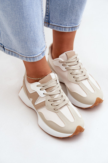 scarpe da ginnastica Scarpe modello sneakers Femminile beige Britma 2