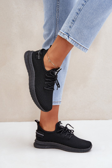 griglia Un modello convincente scarpe da ginnastica Femminile colore nero Harice