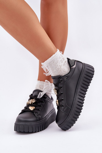 Sneakers modello batai moteriški neri Grelesi
