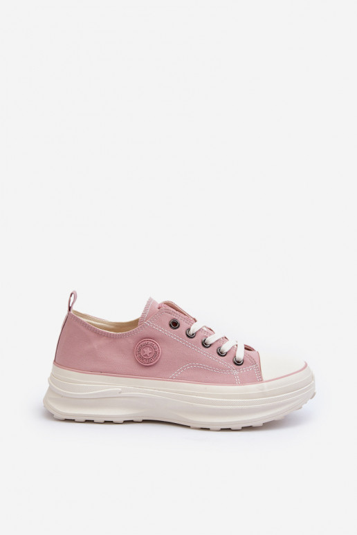 Scarpe da donna con suole massicce alla moda Big Star NN274129 colore rosa