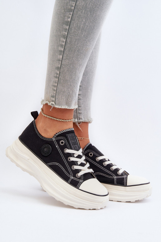 Scarpe da donna con suole massicce alla moda Big Star NN274125 colore nero