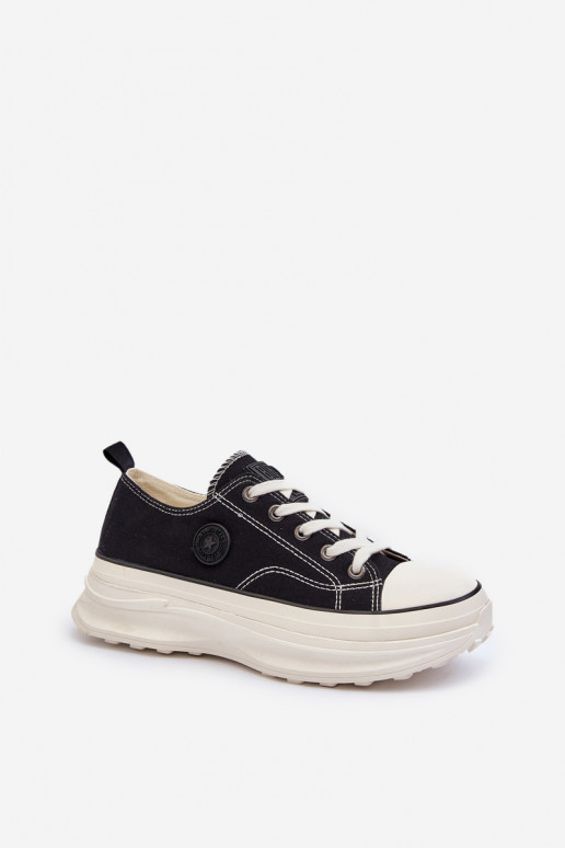 Scarpe da donna con suole massicce alla moda Big Star NN274125 colore nero