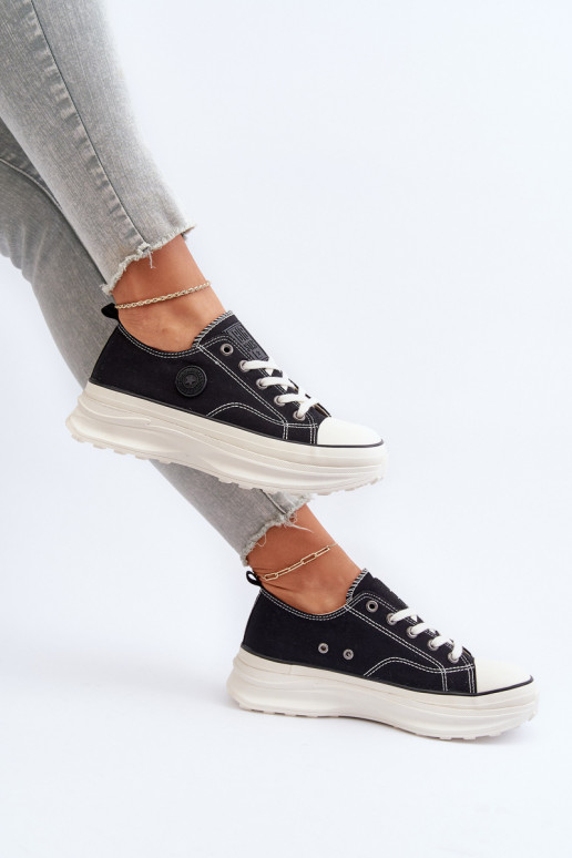 Scarpe da donna con suole massicce alla moda Big Star NN274125 colore nero