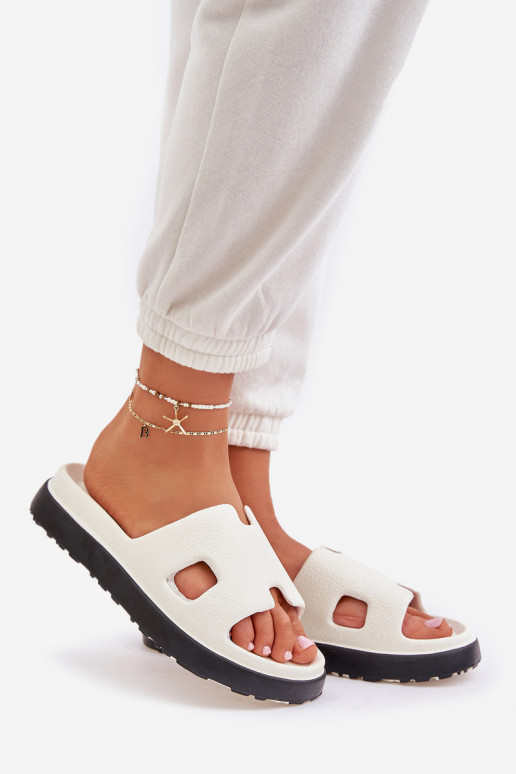 Pantofole leggere Pantofole Con ritagli Colore bianco Neladith