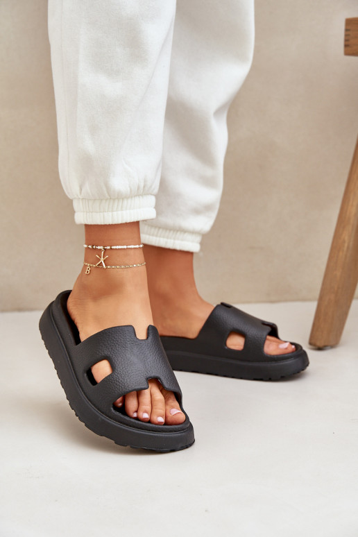 Pantofole leggere Pantofole Con ritagli colore nero Neladith Pantofole leggere Pantofole Con ritagli colore nero Neladith