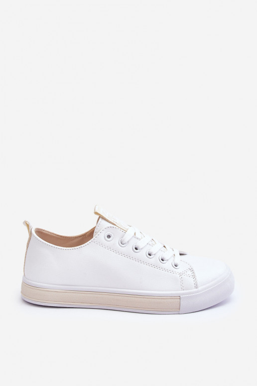Sneakers modello classico Bianco-beige Ville Sneakers modello classico Bianco-beige Ville