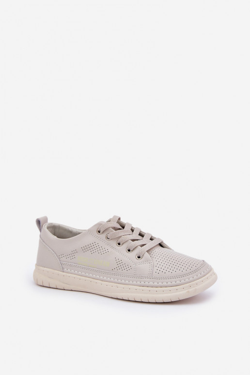 Sneaker in pelle naturale colore grigio Cloesa Sneaker in pelle naturale colore grigio Cloesa
