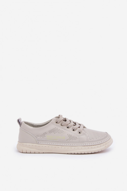 Sneaker in pelle naturale colore grigio Cloesa Sneaker in pelle naturale colore grigio Cloesa