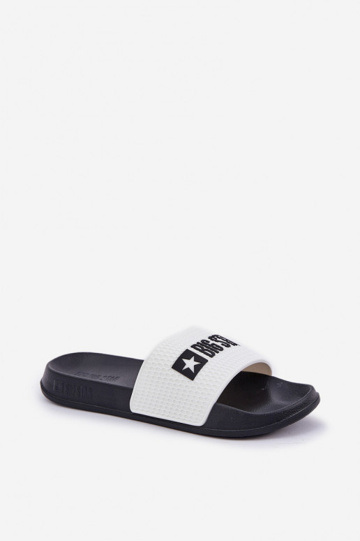 per uomo Pantofole Big Star JJ174506 Colore bianco