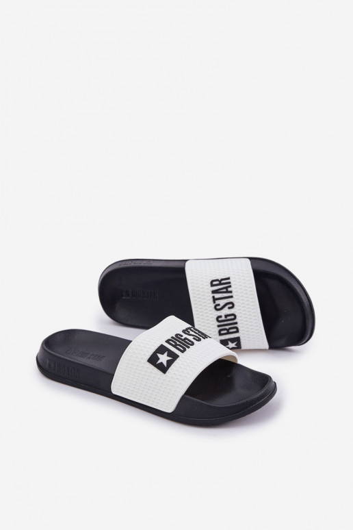 per uomo Pantofole Big Star JJ174506 Colore bianco