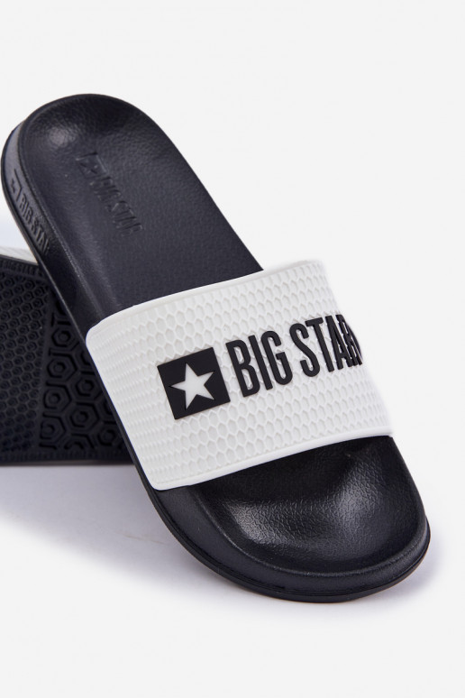 per uomo Pantofole Big Star JJ174506 Colore bianco