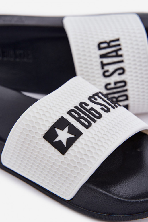 per uomo Pantofole Big Star JJ174506 Colore bianco