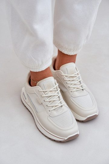 Scarpe modello sneakers da donna Big Star NN274A088 color avorio