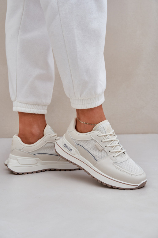 Scarpe modello sneakers Femminile Big Star NN274A088 colore avorio