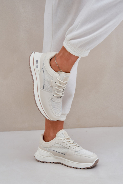 Scarpe modello sneakers Femminile Big Star NN274A088 colore avorio