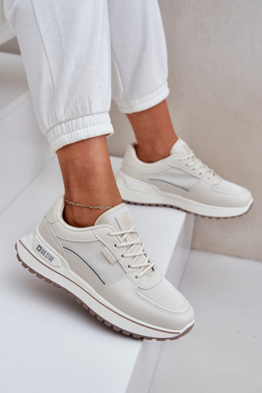 Scarpe modello sneakers Femminile Big Star NN274A088 colore avorio