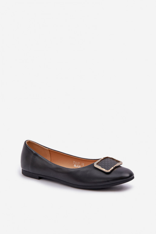 Eko Ballerine con ornamenti colore nero Tulnelia
