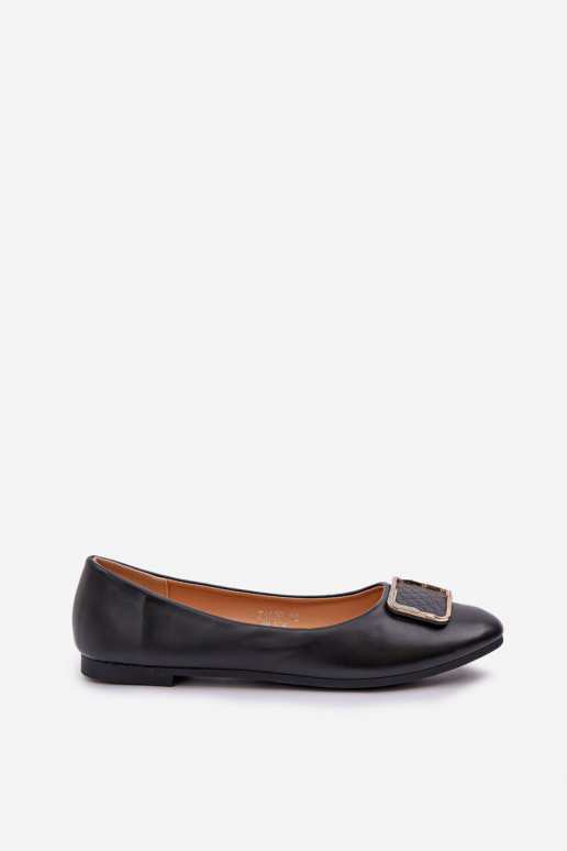 Eko Ballerine con ornamenti colore nero Tulnelia