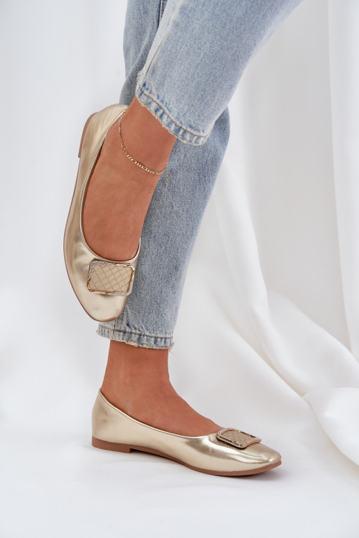 Eko Ballerine con ornamenti colore dorato Tulnelia Eko Ballerine con ornamenti colore dorato Tulnelia