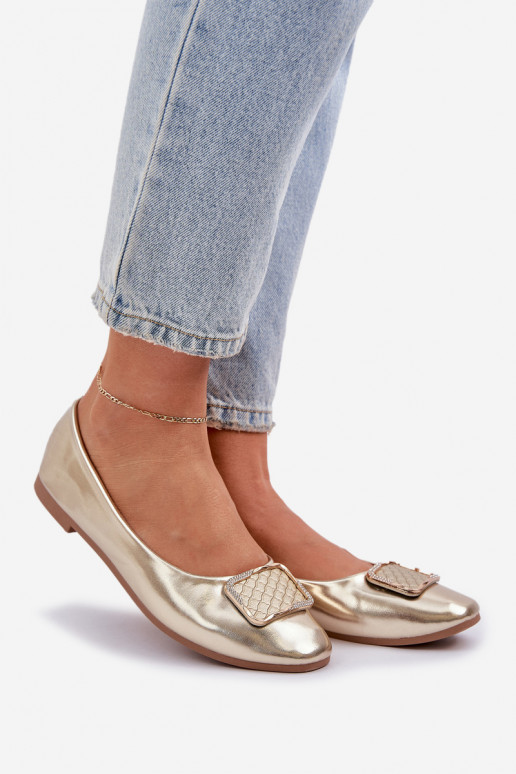 Eko Ballerine con ornamenti colore dorato Tulnelia Eko Ballerine con ornamenti colore dorato Tulnelia