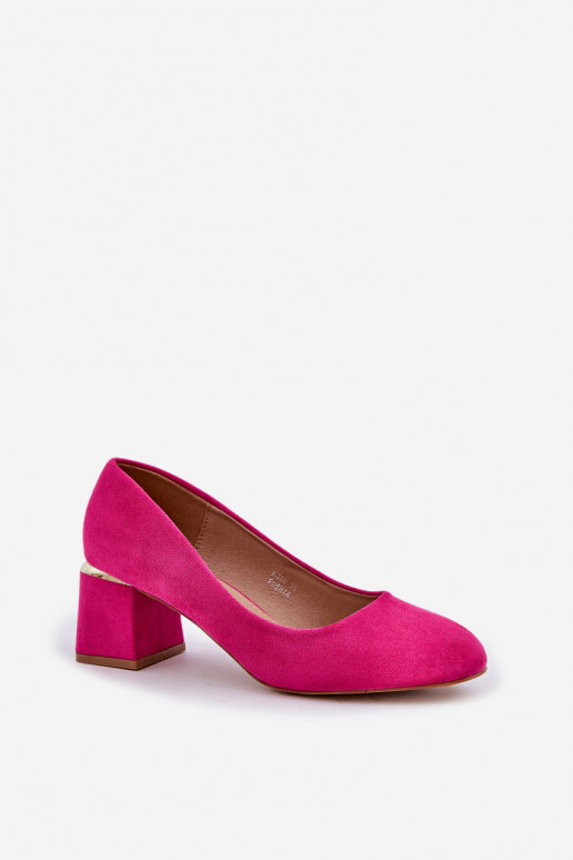 Eko Scarpe scamosciate con i tacchi colore rosa Veniffia Eko Scarpe scamosciate con i tacchi colore rosa Veniffia