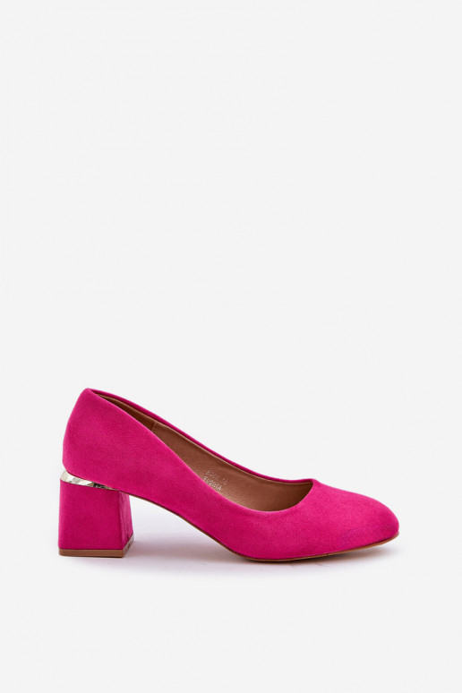 Eko Scarpe scamosciate con i tacchi colore rosa Veniffia Eko Scarpe scamosciate con i tacchi colore rosa Veniffia