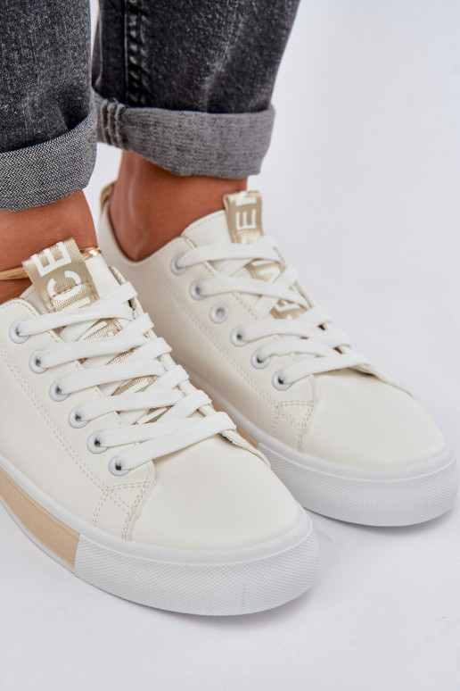 Sneakers modello classico colore dorato Ville