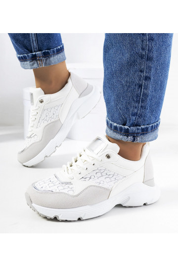 Sneakers bianche da donna...