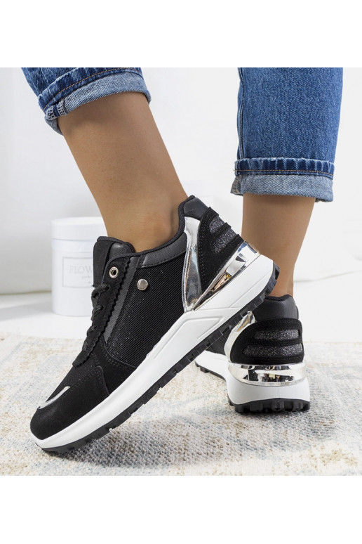 Sneakers da donna Onio nere lucide