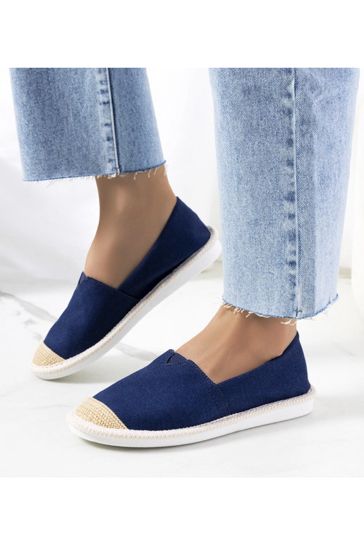 Espadrillas blu navy da donna Tanner