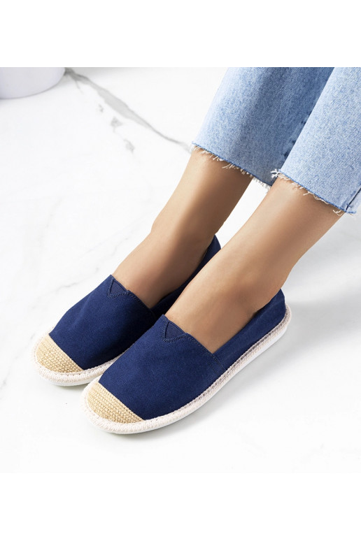 Espadrillas blu navy da donna Tanner