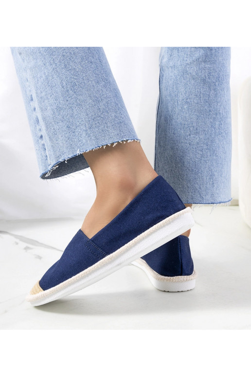 Espadrillas blu navy da donna Tanner