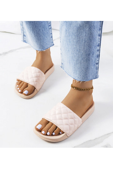 Infradito trapuntate rosa...