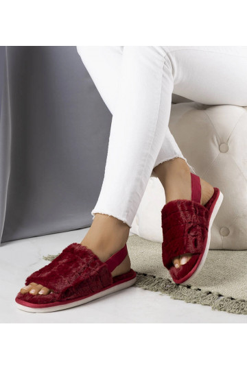 Pantofole Lolita Borgogna 2