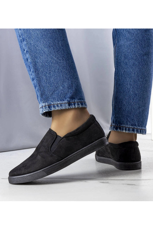 Sneakers nere in eco-suede Leroy