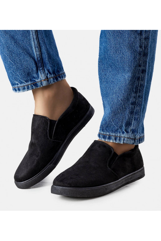 Sneakers nere in eco-suede Leroy