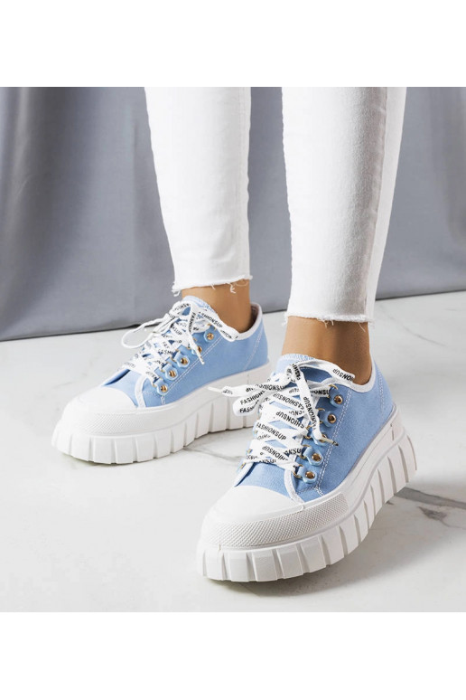 Sneakers con piattaforma Toni blu