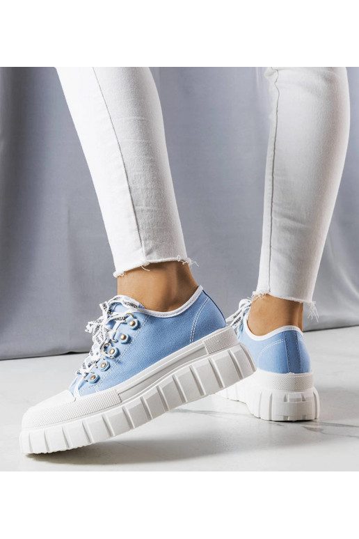 Sneakers con piattaforma Toni blu