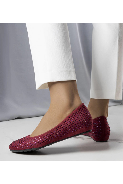 Ballerine bordeaux con zeppa...