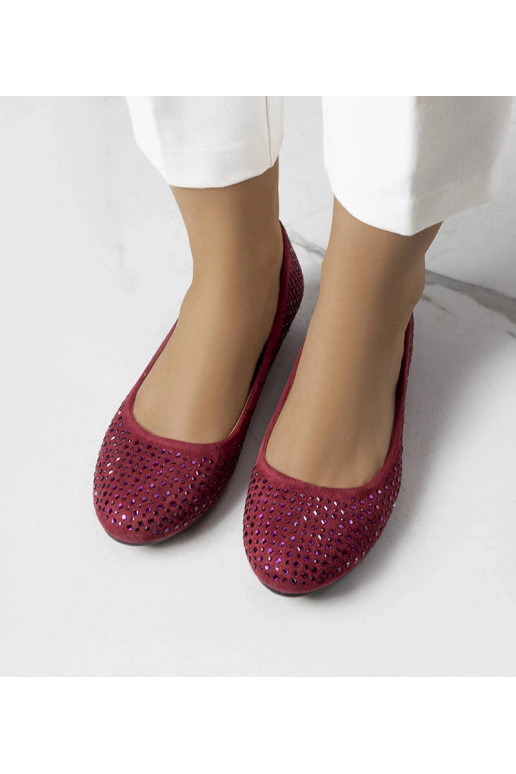 Ballerine bordeaux con zeppa...