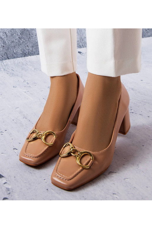 Décolleté Neufville Beige con punta...